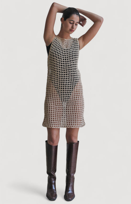 HAND KNITTED DRESS