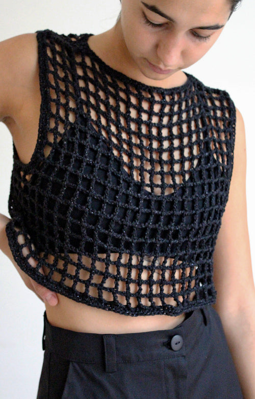 HAND KNITTED TOP