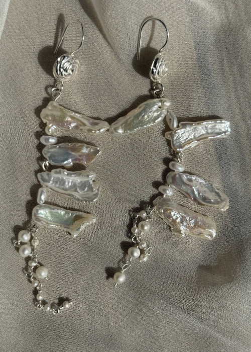 NATURAL PEARLS EERINGS