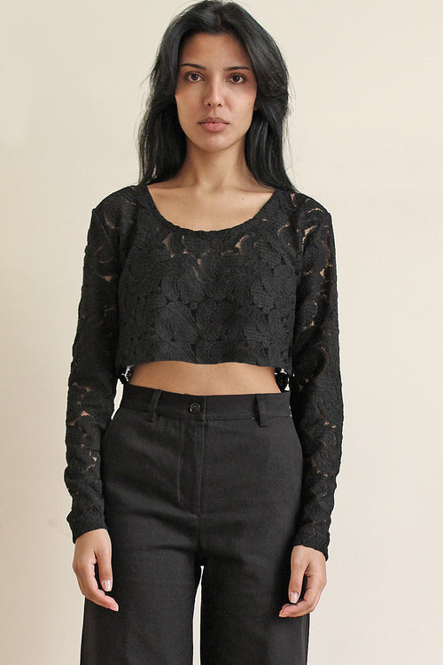 TEXTURE CROP TOP