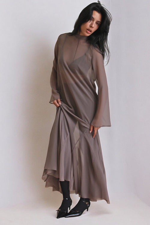 MAXI CHIFFON DRESS