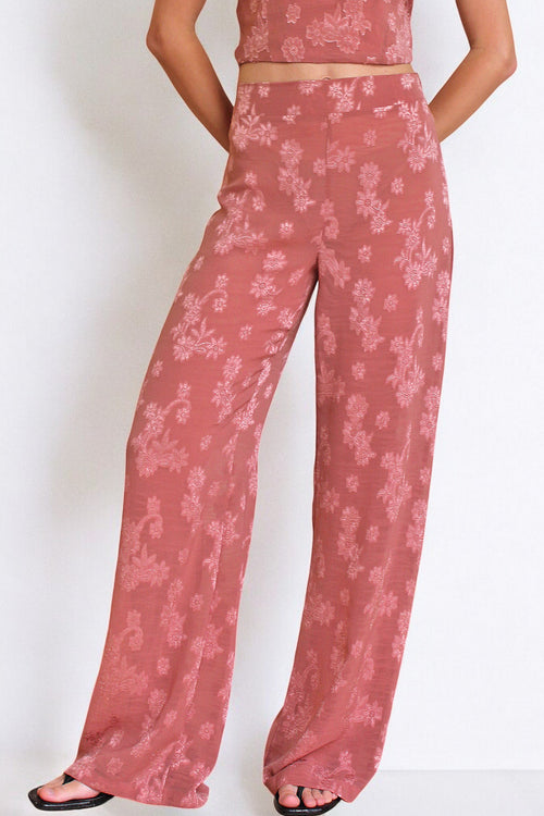FLORAL SHEER PANTS